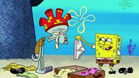 SpongeBob Schwammkopf – L-R: Squidward, SpongeBob
