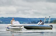 WaPo Bodensee – Paul Schott (Tim Wilde, r.) stellt Mikey Radny (Martin Wißner, l.) nach einer Verfolgungsfahrt auf dem Bodensee, weil der versucht hatte sich einem Verhör zu entziehen.