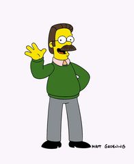 Die Simpsons – (13. Staffel) - Manchmal gewöhnungsbedürftig: Nachbar der Simpsons Ned Flanders.