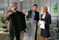 Die Rosenheim-Cops – L-R: Anton Stadler (Dieter Fischer), Sven Hansen (Igor Jeftic) and Patrizia Ortmann (Diana Staehly)