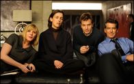 Der Ghostwriter – Amelia (Kim Cattrall), Ruth (Olivia Williams), Ewan McGregor (Ghostwriter), Adam Lang (Pierce Brosnan)