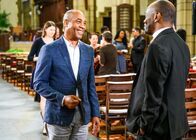 God Friended Me – (v.li.): Joe Morton (Arthur Finer), K. Todd Freeman (Bishop Thompson).