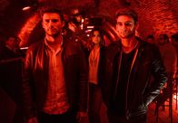 Overdrive – L - R: Andrew Foster (Scott Eastwood), Stephanie (Ana de Armas), Garrett Foster (Freddie Thorp)