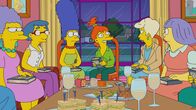 Die Simpsons – (v.l.n.r.) Patty: Luann; Marge; Brandine; Lindsey; Sarah