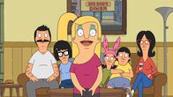 Bob's Burgers – Tina allows Tammy to spend Spring Break with the Belchers in the "Sleeping with the Frenemy" episode of Bob's Burgers (in the picture, l-r: Bob, Tina, Tammy, Louise, Gene, Linda).