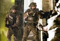 SEAL Team – L-R: Ray Perry (Neil Brown Jr.), Brock Reynolds (Justin Melnick)
