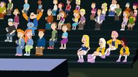 American Dad! – L-R: Francine, The Golden Girls (Sophia, Blanch, Dorothy)