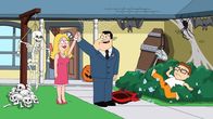 American Dad! – L-R: Francine, Stan, Steve