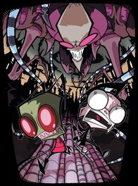 Invader Zim – Zim (l.), Dib Membrane (r.)