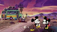Micky Maus – On the right side: Minnie Mouse and Mickey Mouse