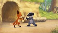 Mama Fuchs und Papa Dachs – Rosie und Matteo sind begeistert von Piratengeschichten und spielen diese nach.