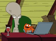 American Dad! – L-R: Roger, Klaus
