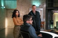 The Equalizer – l-r: Melody "Mel" Bayani (Liza Lapira), William Bishop (Chris Noth), Harry Keshegian (Adam Goldberg)