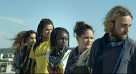 Horizont – Sie kämpfen für die Umwelt und ihre eigene Zukunft. Von links: Julien (Rachid Yous), Arthur (Sylvain Le Gall), Adja (Tracy Gotoas), Océane (Clémence Boisnard) und Antonio (Jules Pellissier)