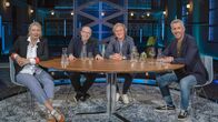 Gute Unterhaltung – V. l. n . r. Prof. Dr. Christine Hannemann, Reiner Calmund, Pierre M. Krause, Sebastian Pufpaff