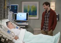 B Positive – Jerry (David Anthony Higgins, l.); Drew Dunbar (Thomas Middleditch, r.)