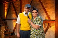Comedy Scheune – v.l.n.r: Marcus Neuweiler und Birgit Pfeiffer (Die Gscheidles)