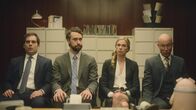 Corporate – L-R: Jake (Jake Weisman), Matt (Matt Ingebretson), Kate (Anne Dudek), John (Adam Lustick)