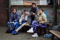 KEKs – (v.l.n.r.) Younes (David Ali Rashed); Rocky (Vito Sack); Amadou (Aaron Maldonado-Morales); Shirin (Manal Raga a Sabit)