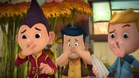 Tashi – Tashi, Ah Chu und Jack fragen sich, was hier stinkt.