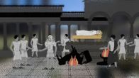 Schätze des Römischen Reichs – Ein öffentlicher Scheiterhaufen für einen Kaiser innerhalb der Stadtgrenzen. (Kredit: National Geographic)