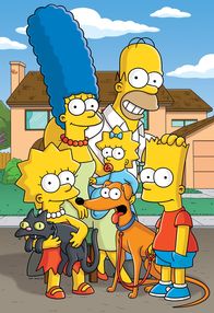 Die Simpsons – (21. Staffel) - Eine fast normale Familie: (v.l.n.r.) Lisa, Marge, Maggie, Homer und Bart