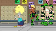 American Dad! – L-R: Roger, Langley Hot Broads