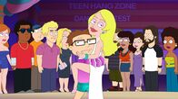 American Dad! – Vorne, v.li.: Steve, Isabella