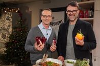 Iss besser! – Dr. Matthias Riedl (l.) und Tarik Rose
