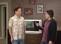 Fresh off the Boat – Eddie Huang (Hudson Yang, l.); Horace (Jimmy O. Yang, r.)