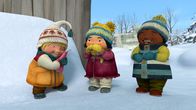 Snowsnaps' Winterspiele – Samis neues Furzkissen bringt alle zum Lachen.