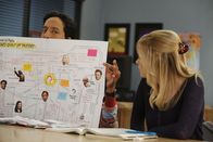 Community – Als Abed (Danny Pudi, l.) die Vergangenheit aller Mitglieder zusammensetzt, glaubt er zu wissen, dass ihre Leben schon seit Jahren miteinander verknüpft sind. Britta (Gillian Jacobs, r.) ist skeptisch ...