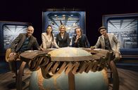 Rumms! – Johann König, Negah Amiri, Petra Gerster, Olaf SchuberT und Moritz Neumeier (v.l.)