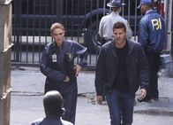 Bones - Die Knochenjägerin – L-R: Temperance Brennan (Emily Deschanel) und Seeley Booth (David Boreanaz)