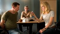 Tatort – Kommissarin Lindholm (Maria Furtwängler) verhört mit Staatsanwalt Mühlhoff (Rainer Winkelvoss, Mitte) Jan Körner (Gerdy Zint, re.).