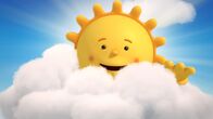 Wolkenkinder – Herr Sonne sieht erstmals seinen eigenen Sonnenuntergang.