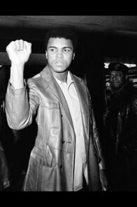 Muhammad Ali - Der Jahrhundertboxer – Immer sehr engagiert, ob im Leben oder im Ring: Muhammad Ali zeigt den Fotografen seine Faust.