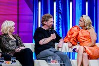 Wir sind Song Contest – v.li.: Elisabeth Engstler, Lucas Fendrich, Barbara Schöneberger.