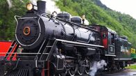 Traumzüge – Das Herzstück der Flotte der Yukon Route Railroad ist eine restaurierte Dampflok aus den 1940er Jahren.
