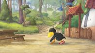 Der kleine Rabe Socke – Socke teilt den Wald ab sofort in zwei Hälften.