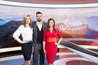 Servus am Abend – v.l.n.r. Viktoria Raz, Philipp McAllister und Claudia Maxones