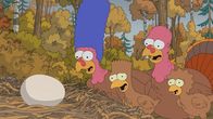 Die Simpsons – THE SIMPSONS: In a special Thanksgiving edition of ÒTreehouse of Horror,Ó the Simpsons are forced to face various Thanksgiving nightmares, including the first Thanksgiving, an A.I. mishap and a dangerous space mission complicated by a sentient cranberry sauce in the ÒThanksgiving of HorrorÓ episode of THE SIMPSONS airing Sunday, Nov. 24 (8:00-8:30 PM ET/PT) on FOX. THE SIMPSONS ª and