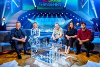 70 Jahre Fernsehen – v.li.: Andi Knoll, Fanny Stapf, Robert Palfrader, Barbara Karlich, Aaron Karl.
