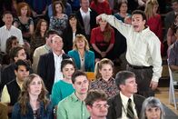 The Goldbergs – (v.li.) David Koechner (Bill Lewis), Troy Gentile (Barry Goldberg).