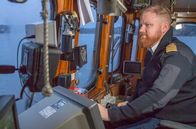 360° - Geo-Reportage – Niclas Jornée ist Kapitän der Fähre „ MS Queen” – sie versorgt die Schären vor Stockholm mit Waren und Lebensmitteln.