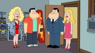 American Dad! – L-R: young Francine, young Stan, Stan, Francine