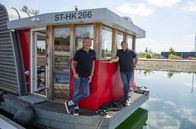 Lecker an Bord – Die beiden Köche Björn Freitag und Frank Buchholz (l).