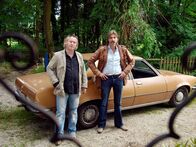 SOKO Donau – (v.li.) Gregor Seberg (Helmuth Nowak), Stefan Jürgens (Carl Ribarski).