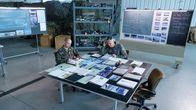 Mayday – Der Start der B-2 verlief vorschriftsmäßig. Die Ermittler sind zunächst ratlos (Reenactment-Szene).