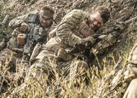 SEAL Team – Pictured L to R: Sonny Quinn (AJ Buckley)and Jason Hayes (David Boreanaz).